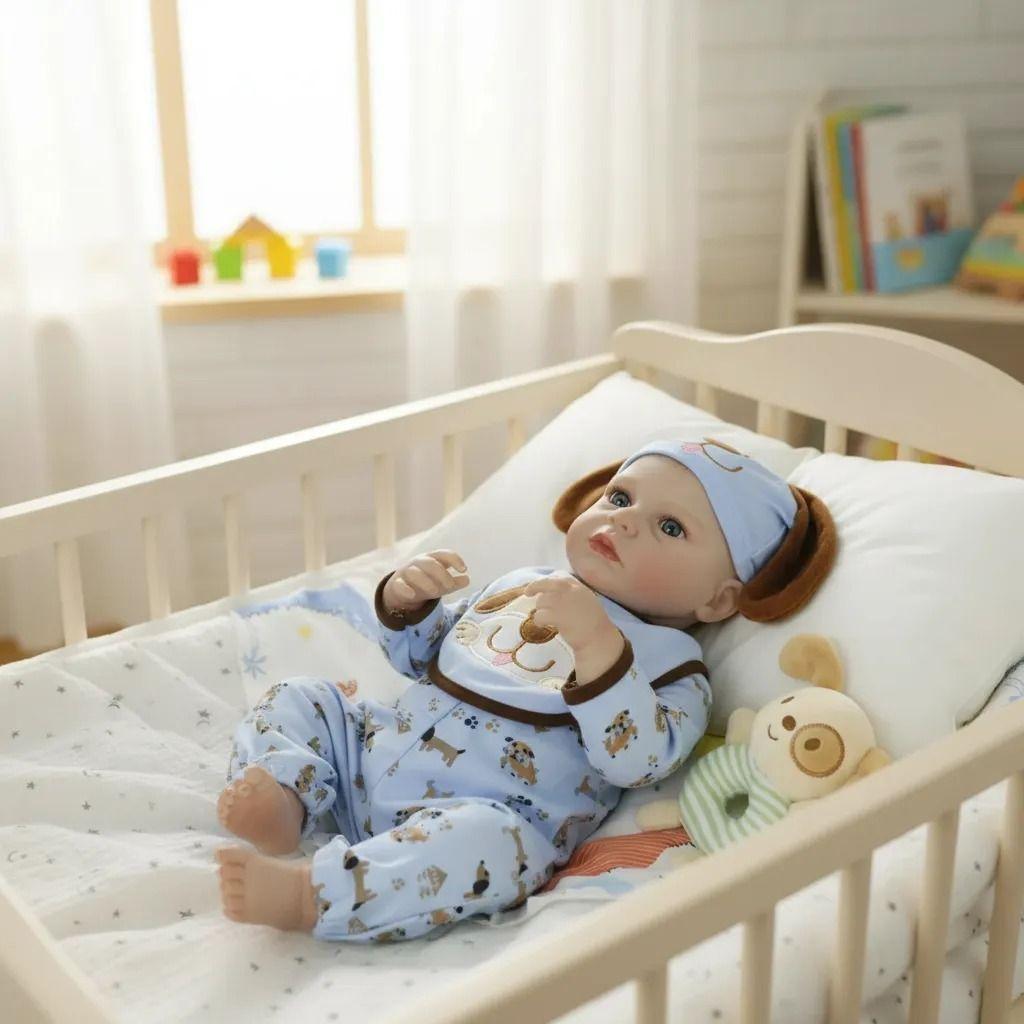 Bebé Reborn 48cm Silicona Hombre-5
