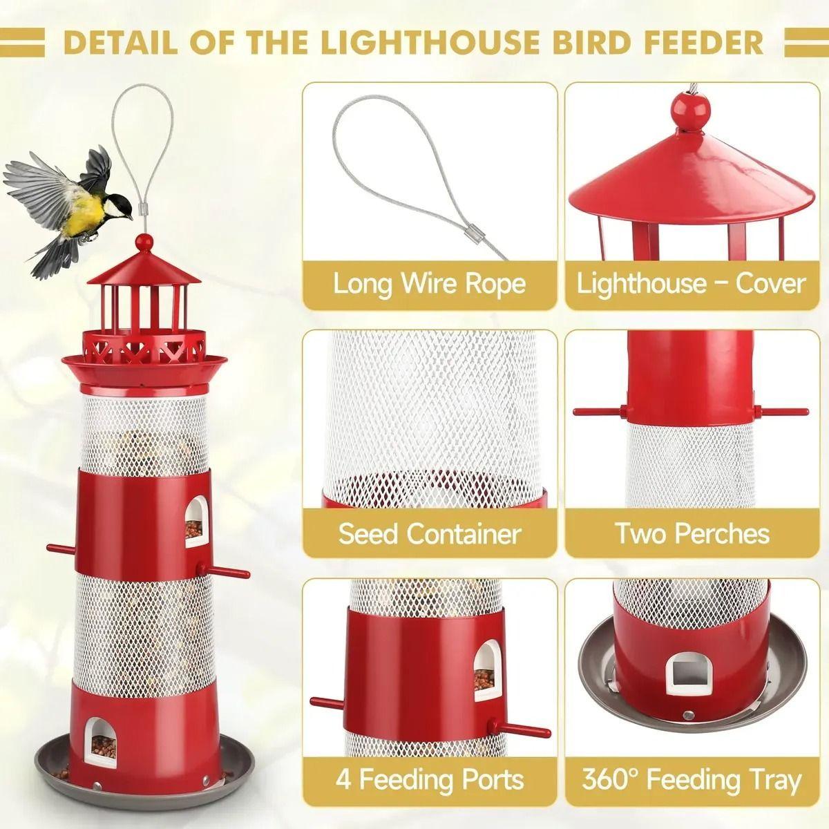 Comedero Para Pájaros, Farol-5