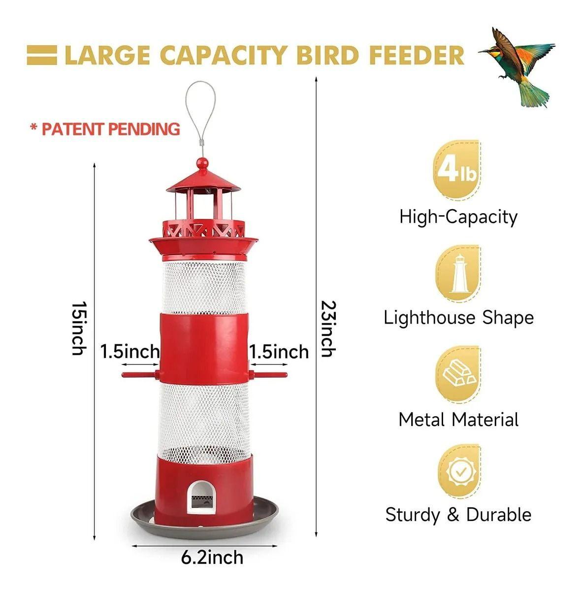 Comedero Para Pájaros, Farol-6