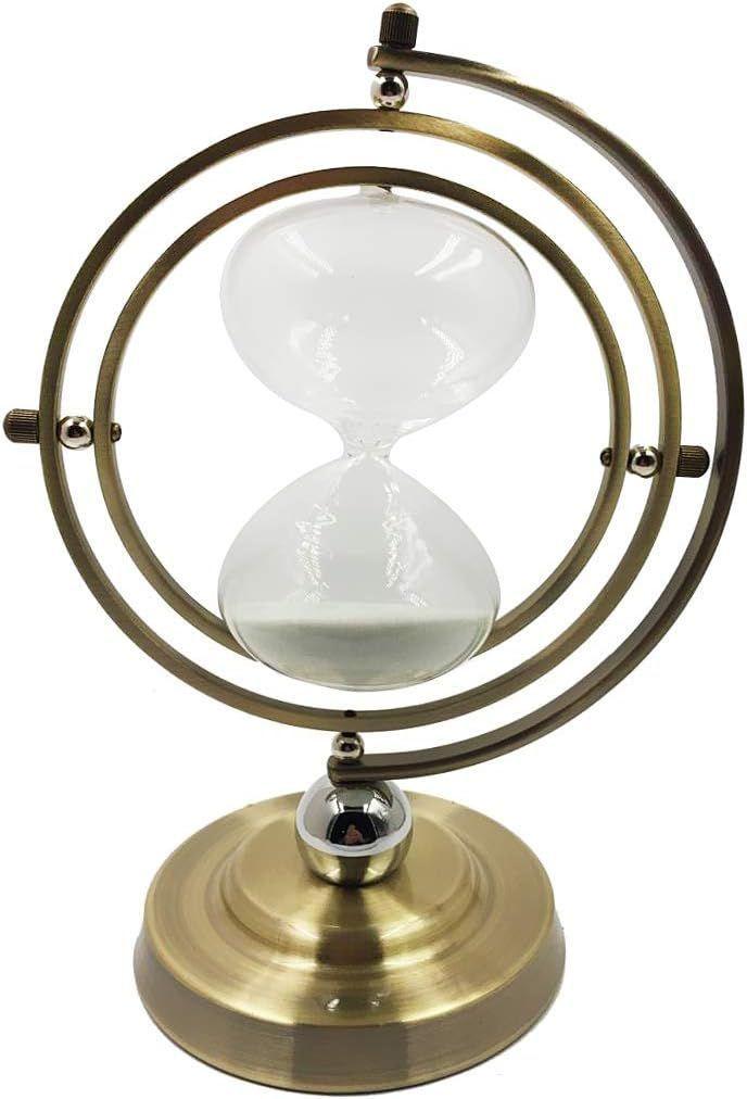 Reloj De Arena Giratorio Vintage 60 Minutos.-3