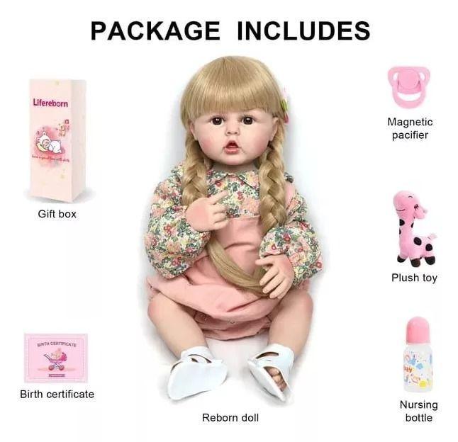 Muñeca Bebé Resborn Realista De Silicona-5