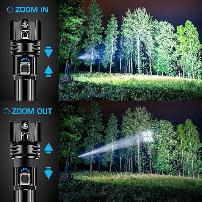 Linterna Táctica Militar Led Recargable Usb 100000lm-3