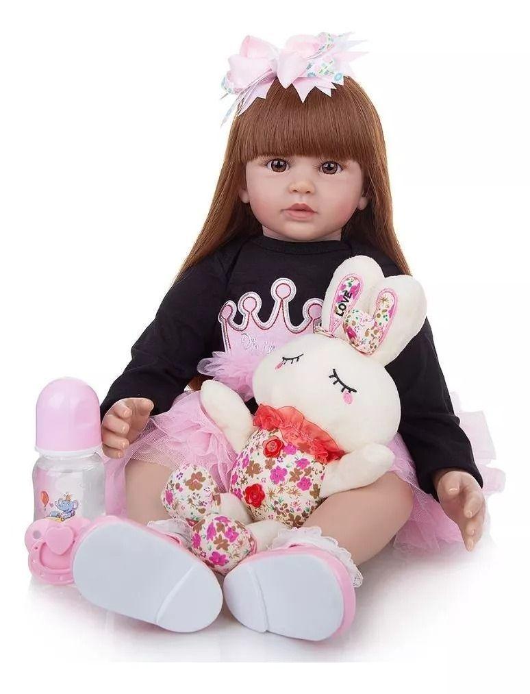 Muñeca Bebé Reborn De Silicona.-0