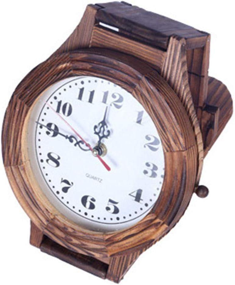 Reloj De Pared De Madera, Vintage, Sala-3
