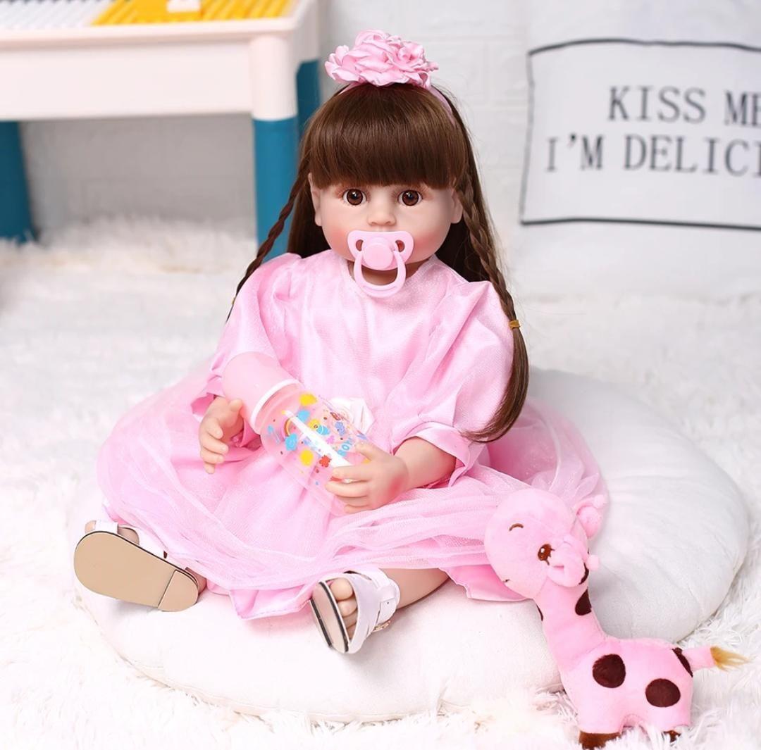 Muñeca Bebé Resborn Silicona Completa 55 cm.-2