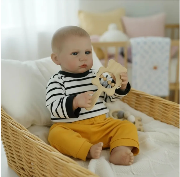Muñeco Bebé Resborn Realista 48 Cm Silicona Completa.-2