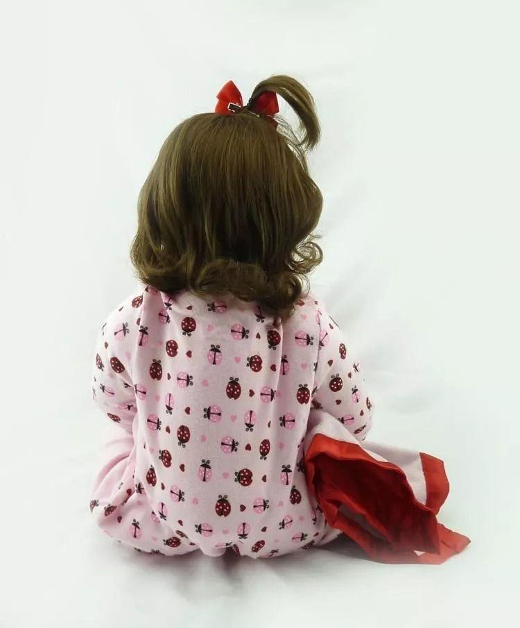 Muñeca Bebé Reborn Realista De Silicona 48 cm-4