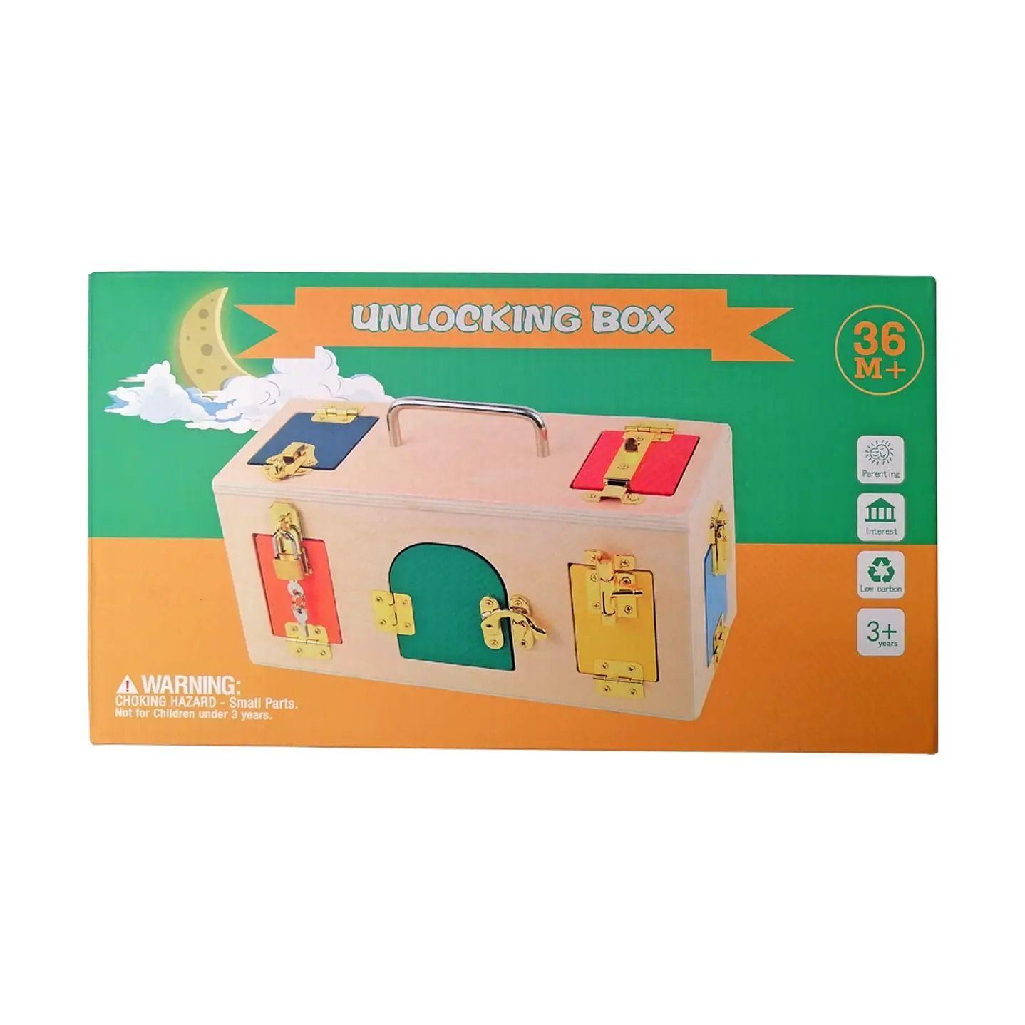 Caja De Madera Sensorial Montessori.-7