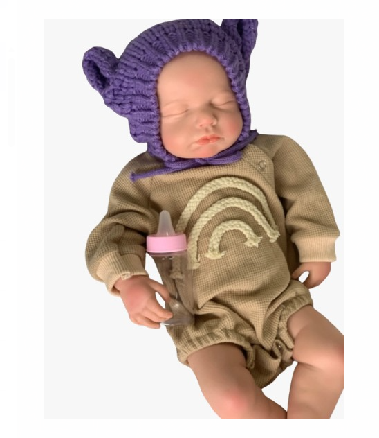 Muñeco Bebé Reborn Silicona 45 CM-1