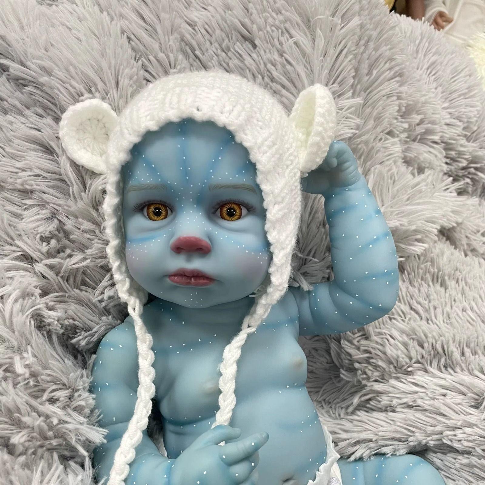 Muñeca Reborn De 50 Cm, Tono De Piel Avatar, Niña-4