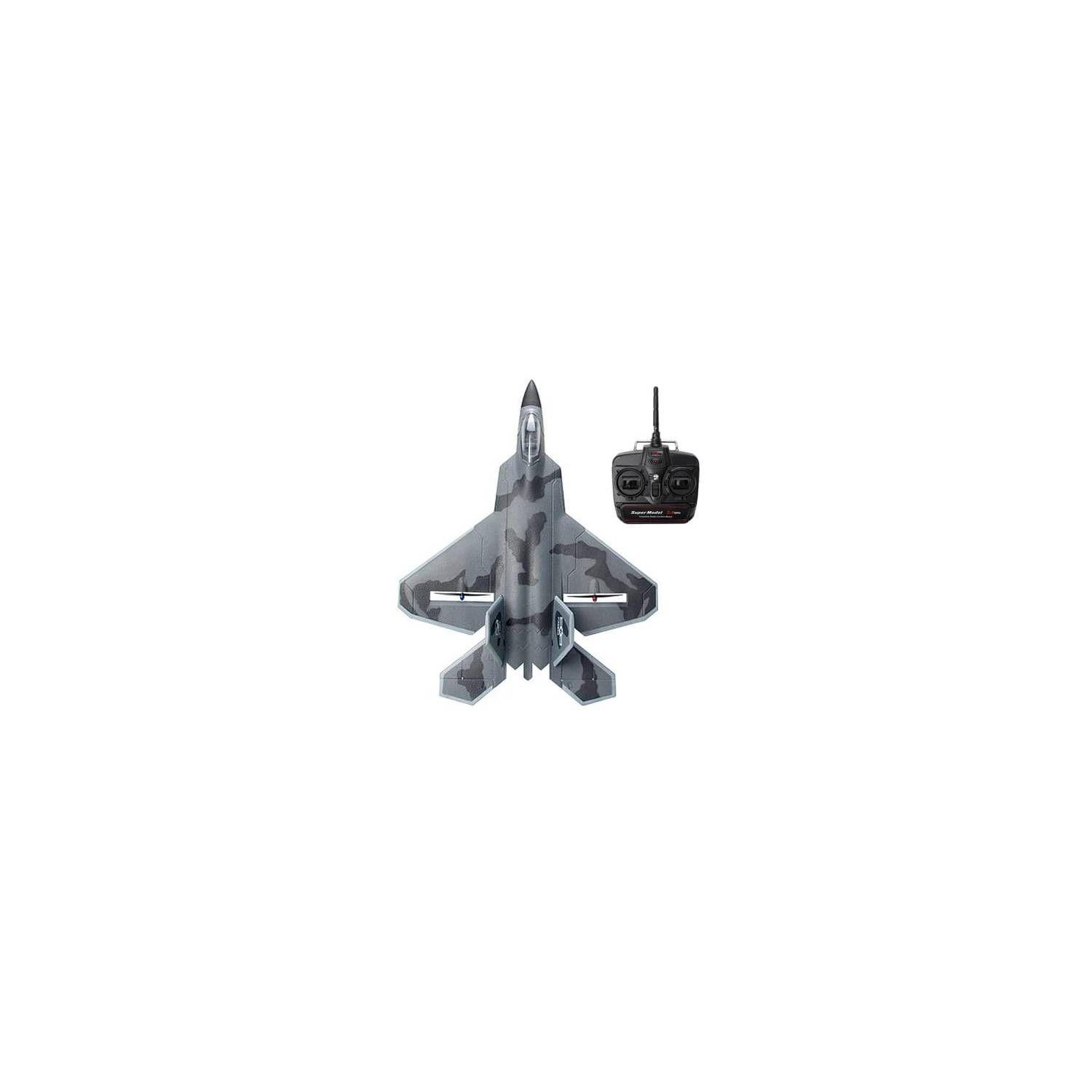Avión Raptor Fx The Minatore Control Remoto Planeador-1