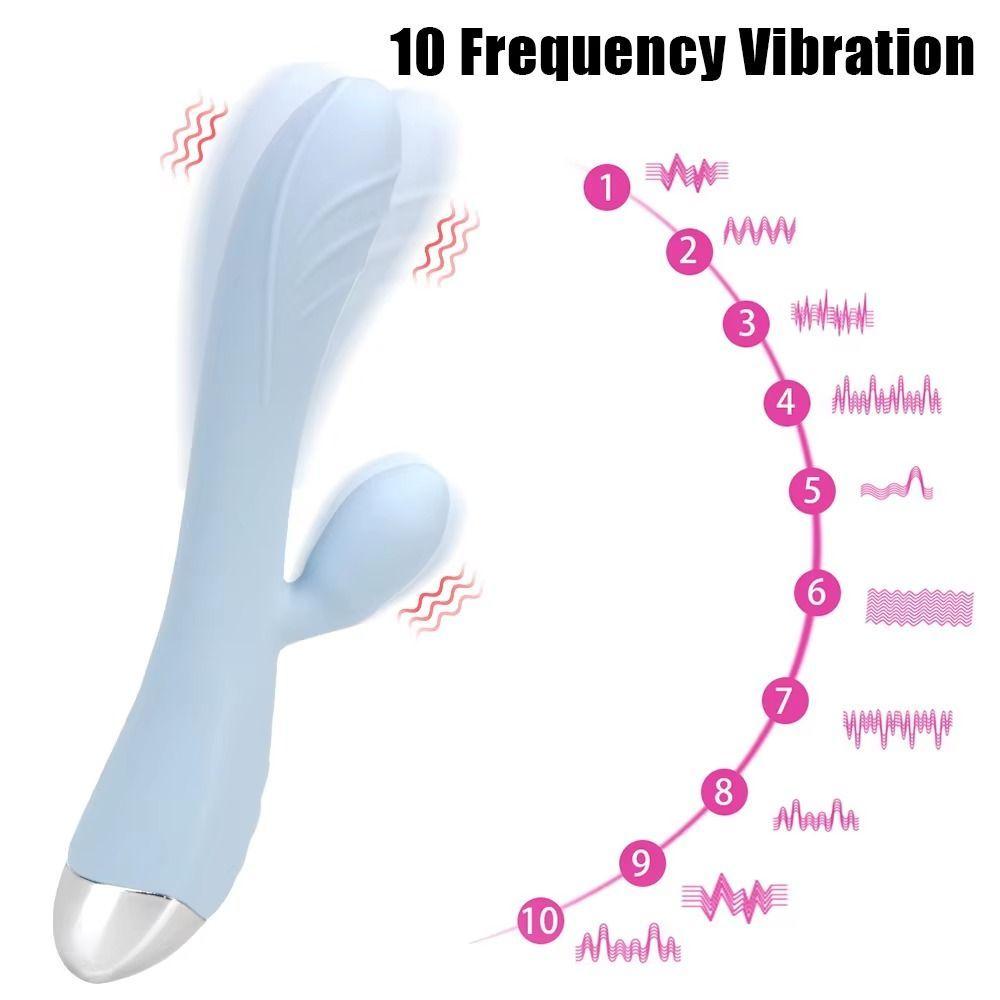Vibrador Rabbit Doble Con Estimulación-6