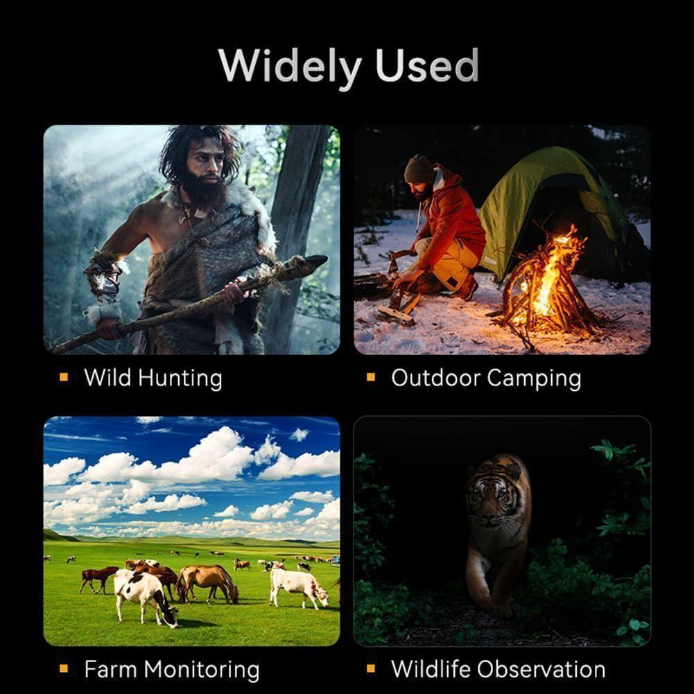 Binocular De Visión Diurna Y Nocturna Alta Definición Negro-7