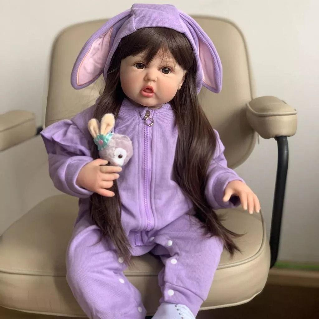 Muñeca Bebé Reborn Silicona Completa 60 Cm.-4