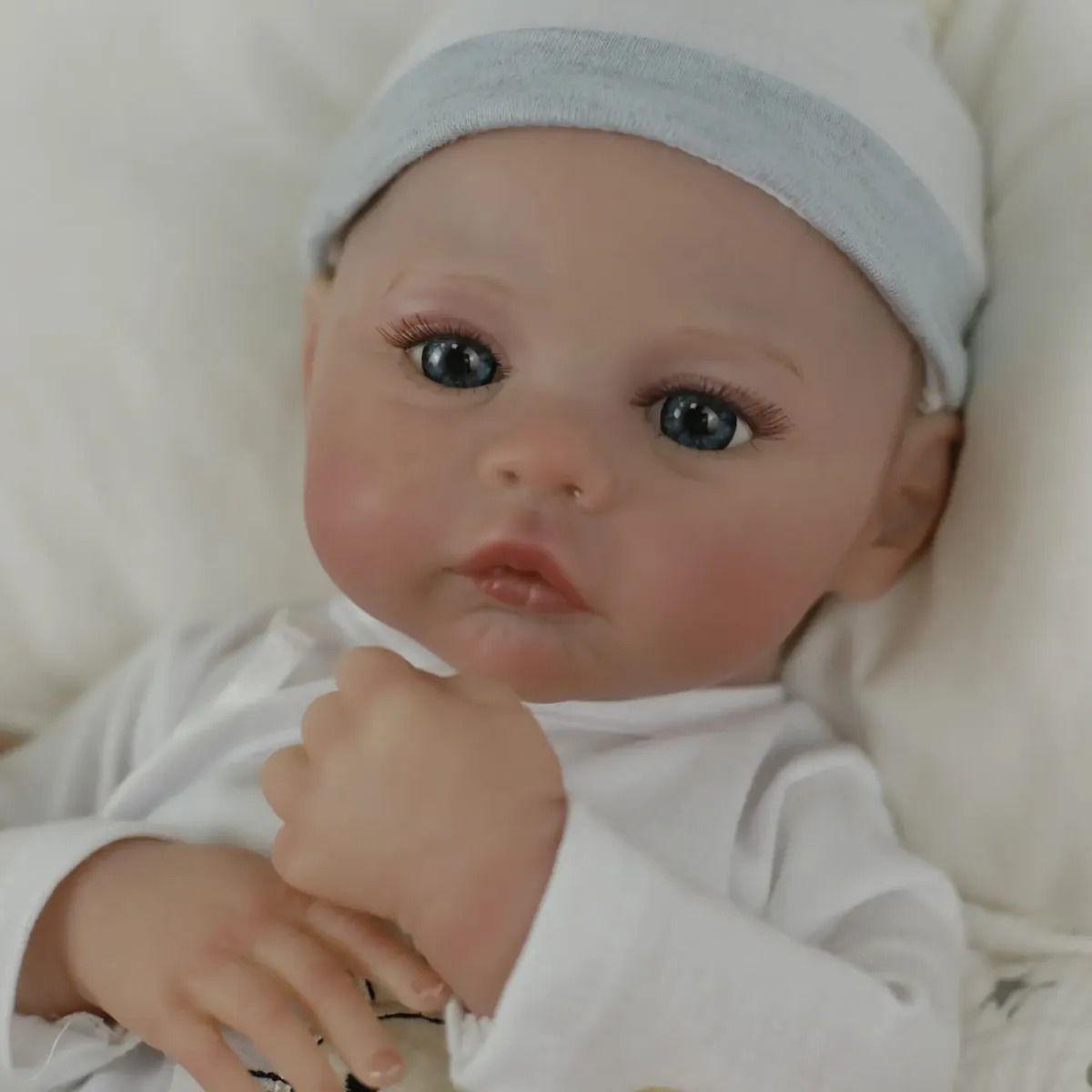 Muñeca Bebé Reborn Silicona Niña 48 Cm-3