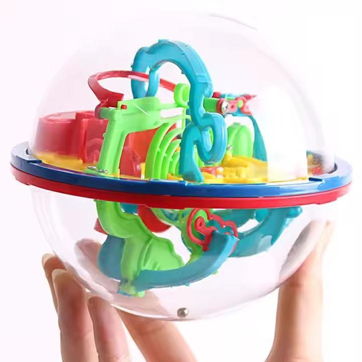 Juego De Destreza 3d Laberinto 100 Eslabones.-2