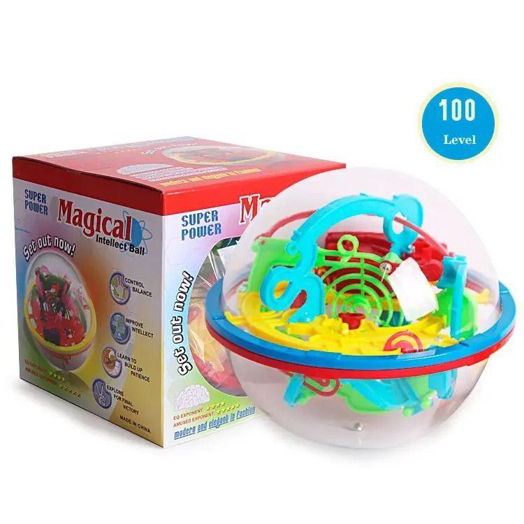 Juego De Destreza 3d Laberinto 100 Eslabones.-4