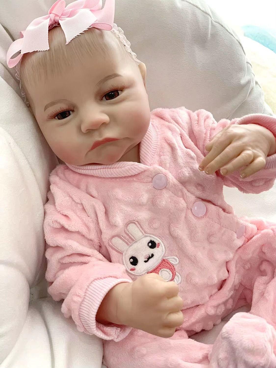 Bebé Resborn Recién Nacida Cuerpo Silicona 45 Cm-2