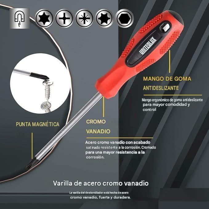 Set De Destornilladores Y Puntas Magn ticas 100 Pcs-3