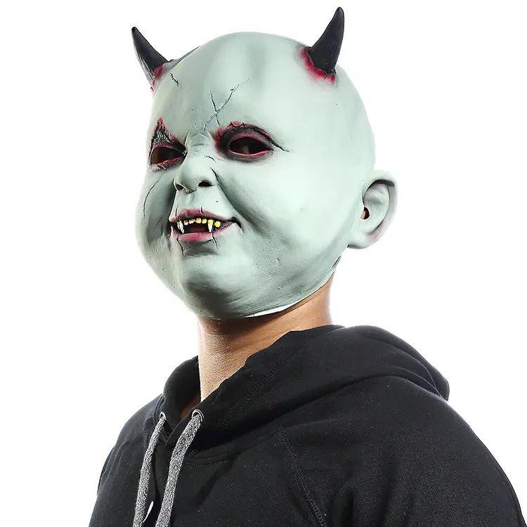 Máscara Látex Muñeco Vampiro Halloween-2