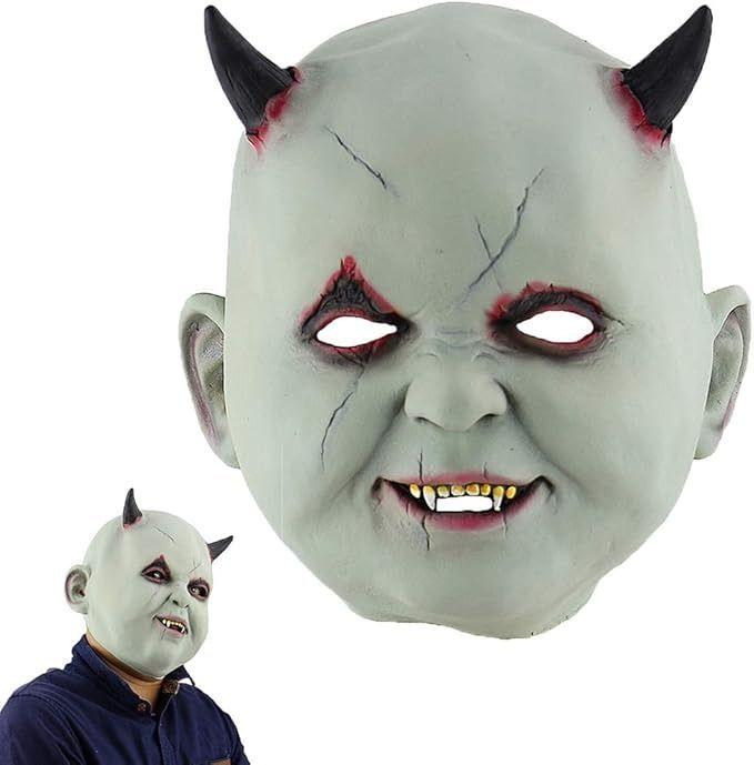 Máscara Látex Muñeco Vampiro Halloween-3