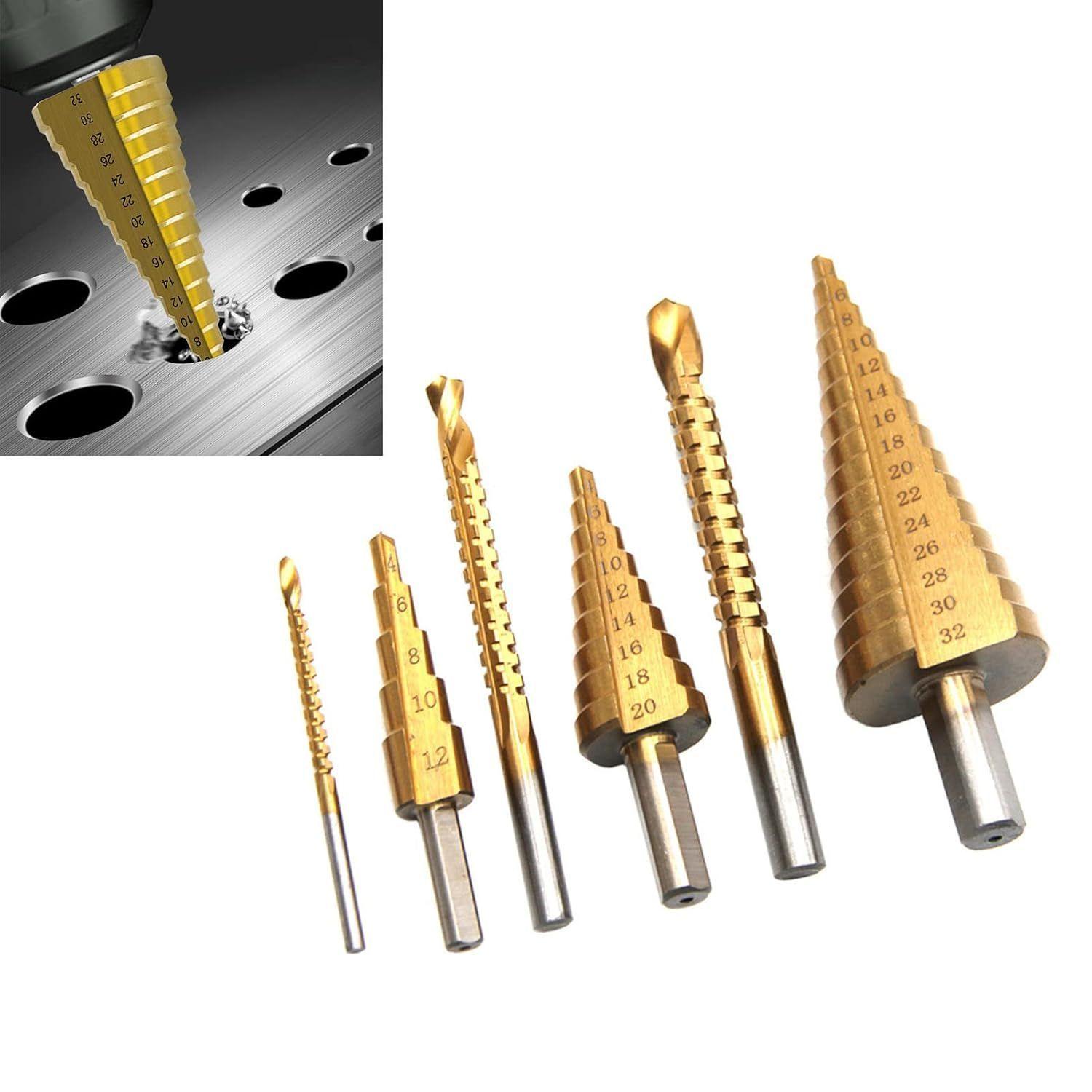 Juego De Brocas De Avellanado Doradas M ltiple Tama o-1