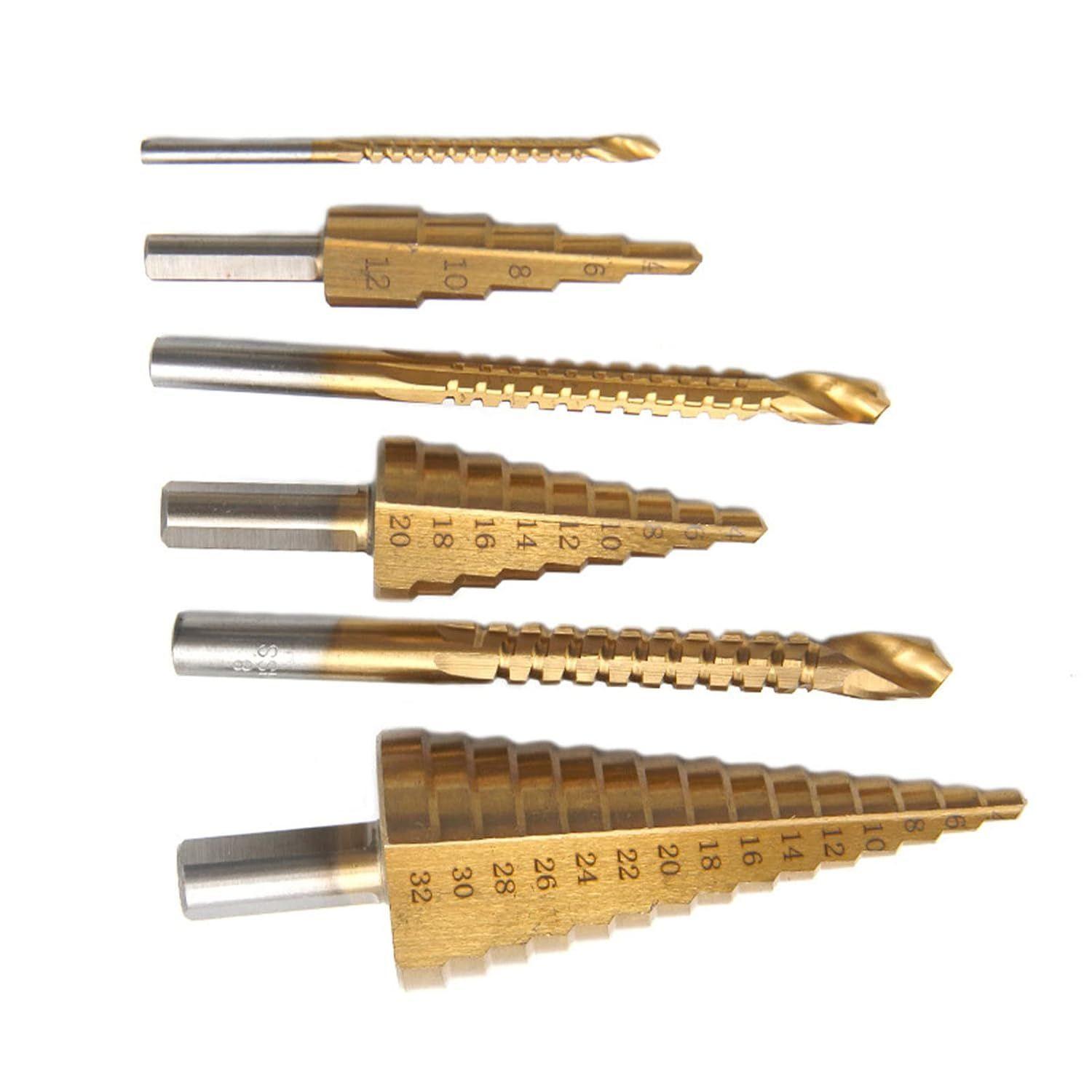 Juego De Brocas De Avellanado Doradas M ltiple Tama o-3