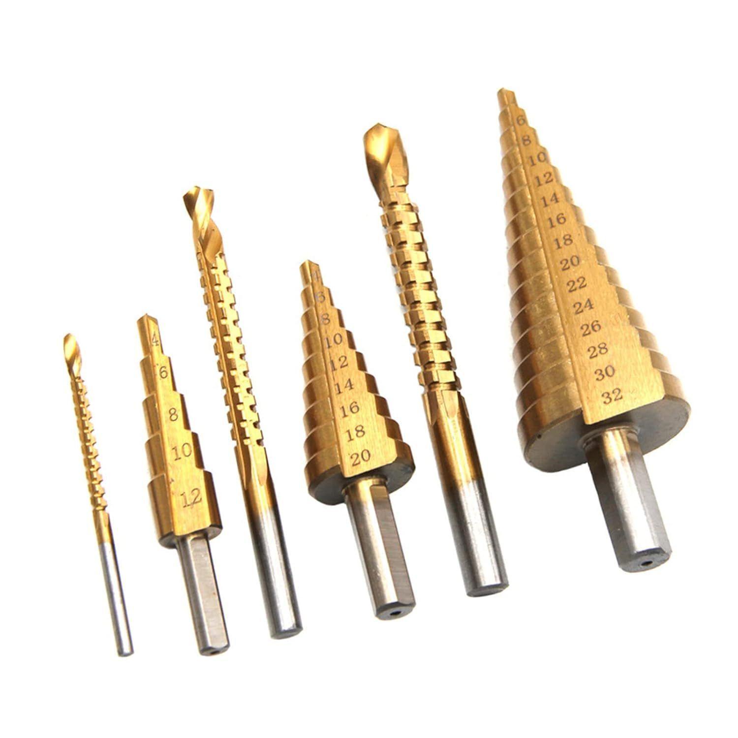 Juego De Brocas De Avellanado Doradas M ltiple Tama o-7