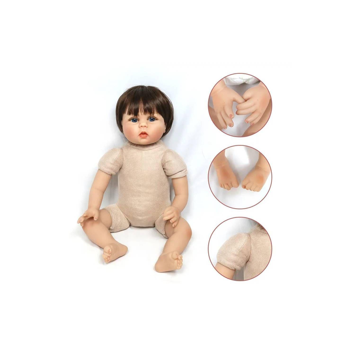 Muñeca Bebé Reborn Realista De Silicona-5