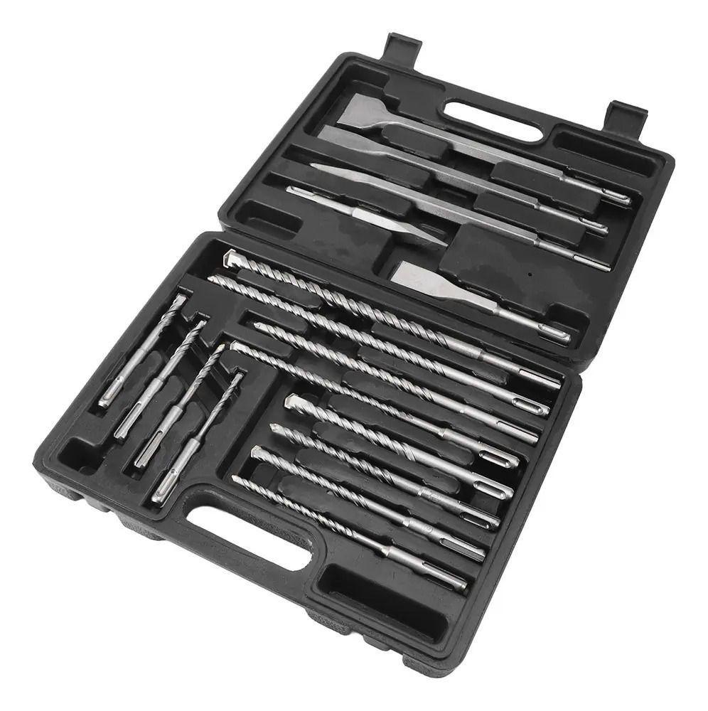 Juego 17 Piezas Brocas Y Cinceles Sds Plus Para Taladros-7