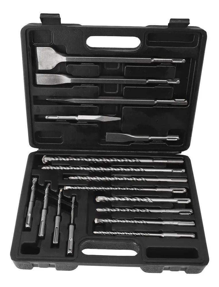 Juego 17 Piezas Brocas Y Cinceles Sds Plus Para Taladros-8