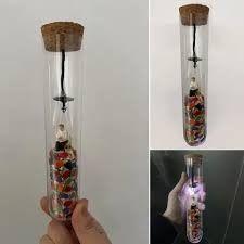 Lampara Biblioteca Hombre Leyendo En Tubo De Ensayo A Pila-6
