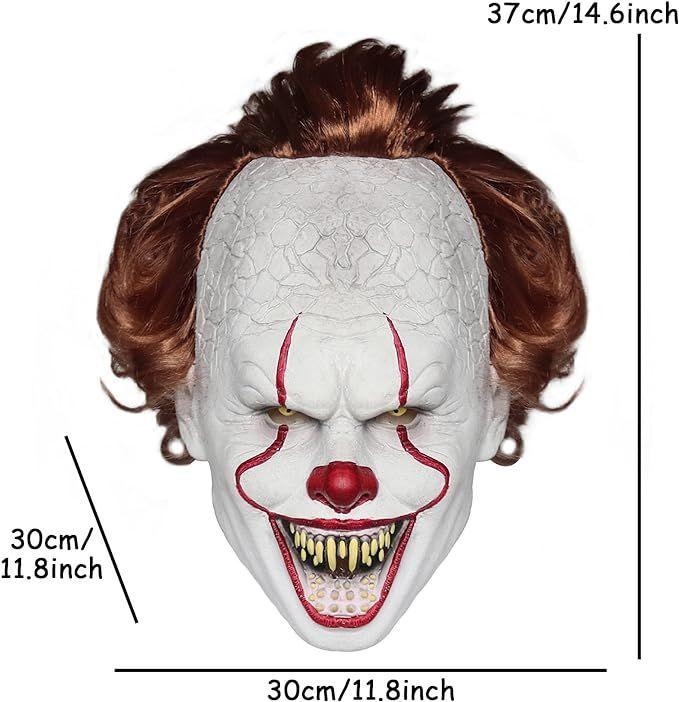 Máscara Halloween Payaso -5