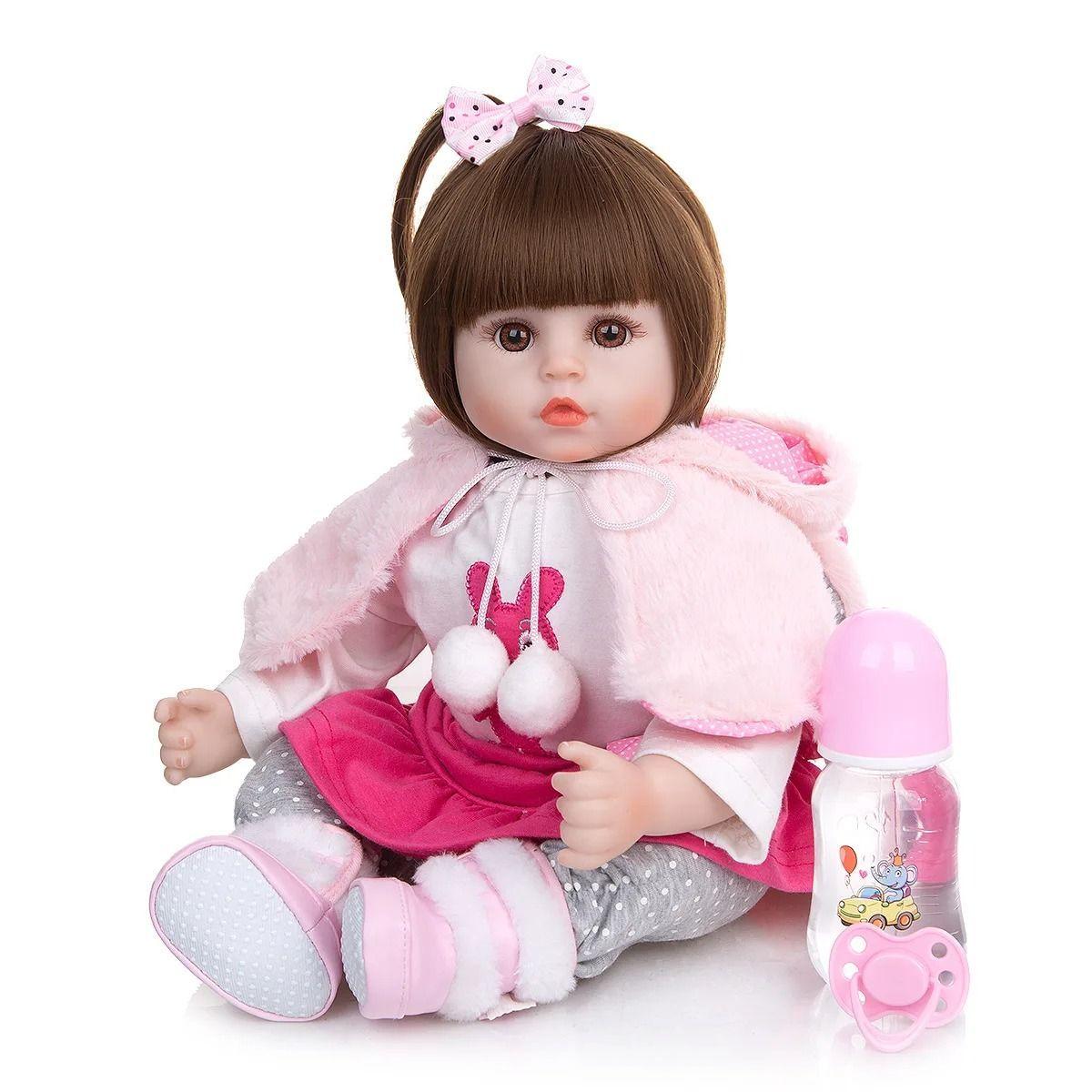 Muñeca Reborn Bebé Realista Silicona Y Algodon-0