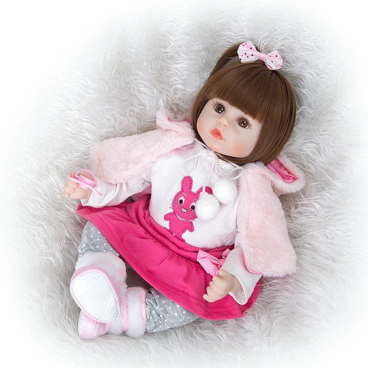 Muñeca Reborn Bebé Realista Silicona Y Algodon-4