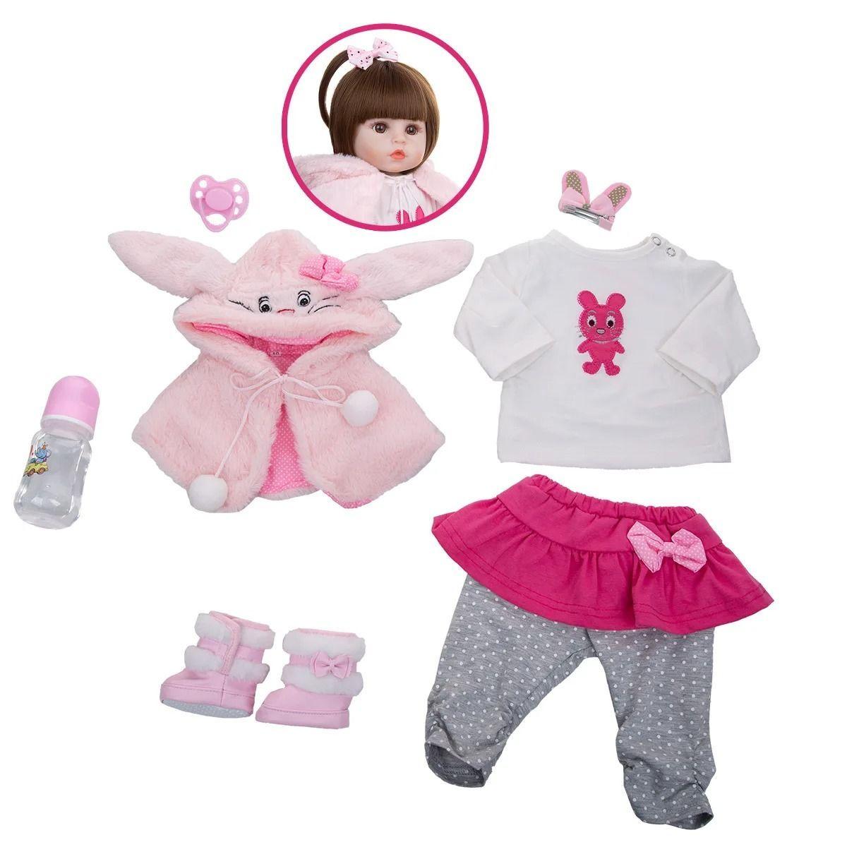Muñeca Reborn Bebé Realista Silicona Y Algodon-6
