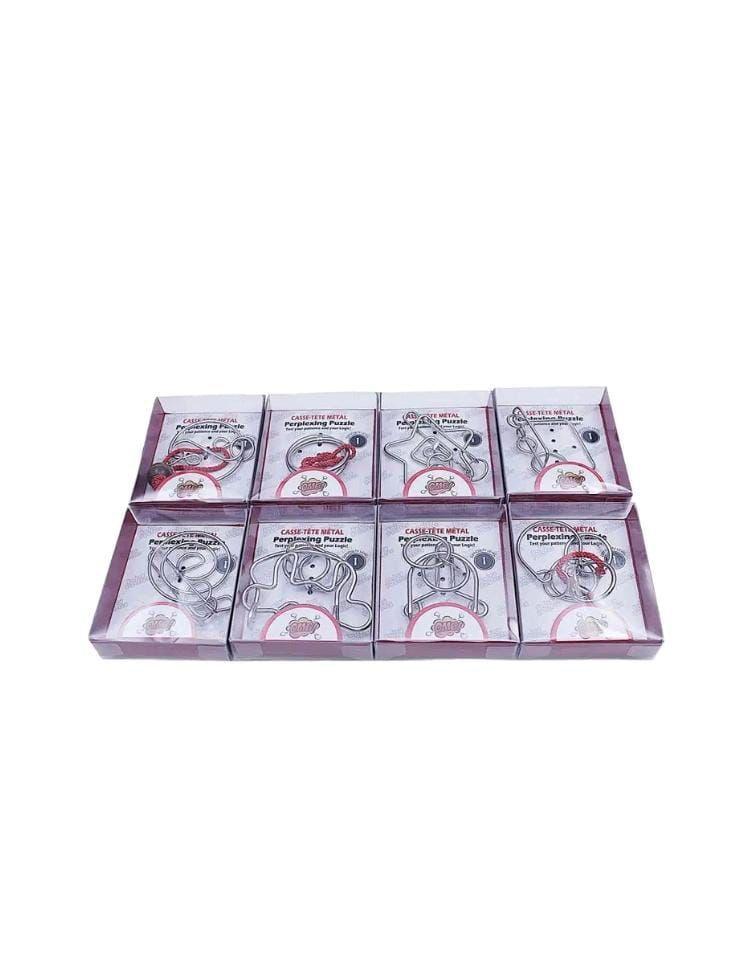 24 Rompecabezas de metal  3D piezas surtidas-2