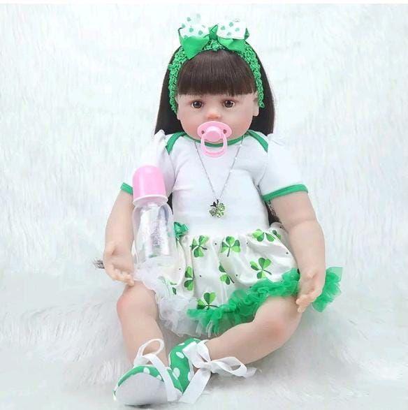 Muñeca Bebé Reborn Realista De Silicona 55 cm-4