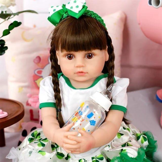 Muñeca Bebé Reborn Realista De Silicona 55 cm-5