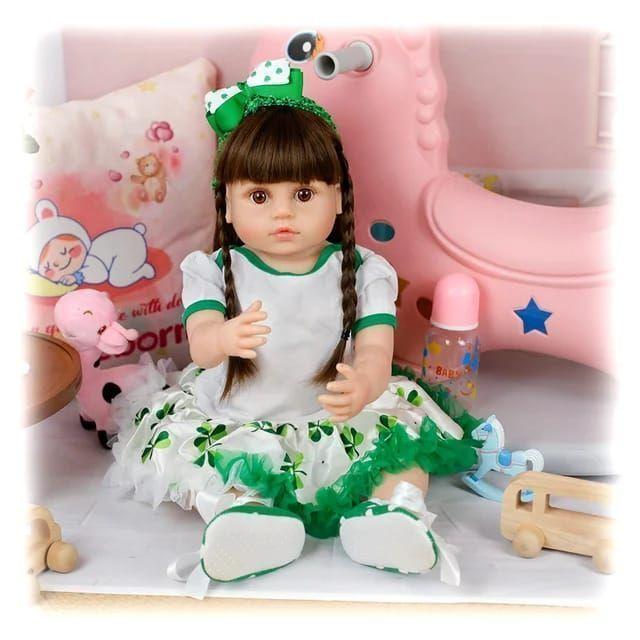 Muñeca Bebé Reborn Realista De Silicona 55 cm-2