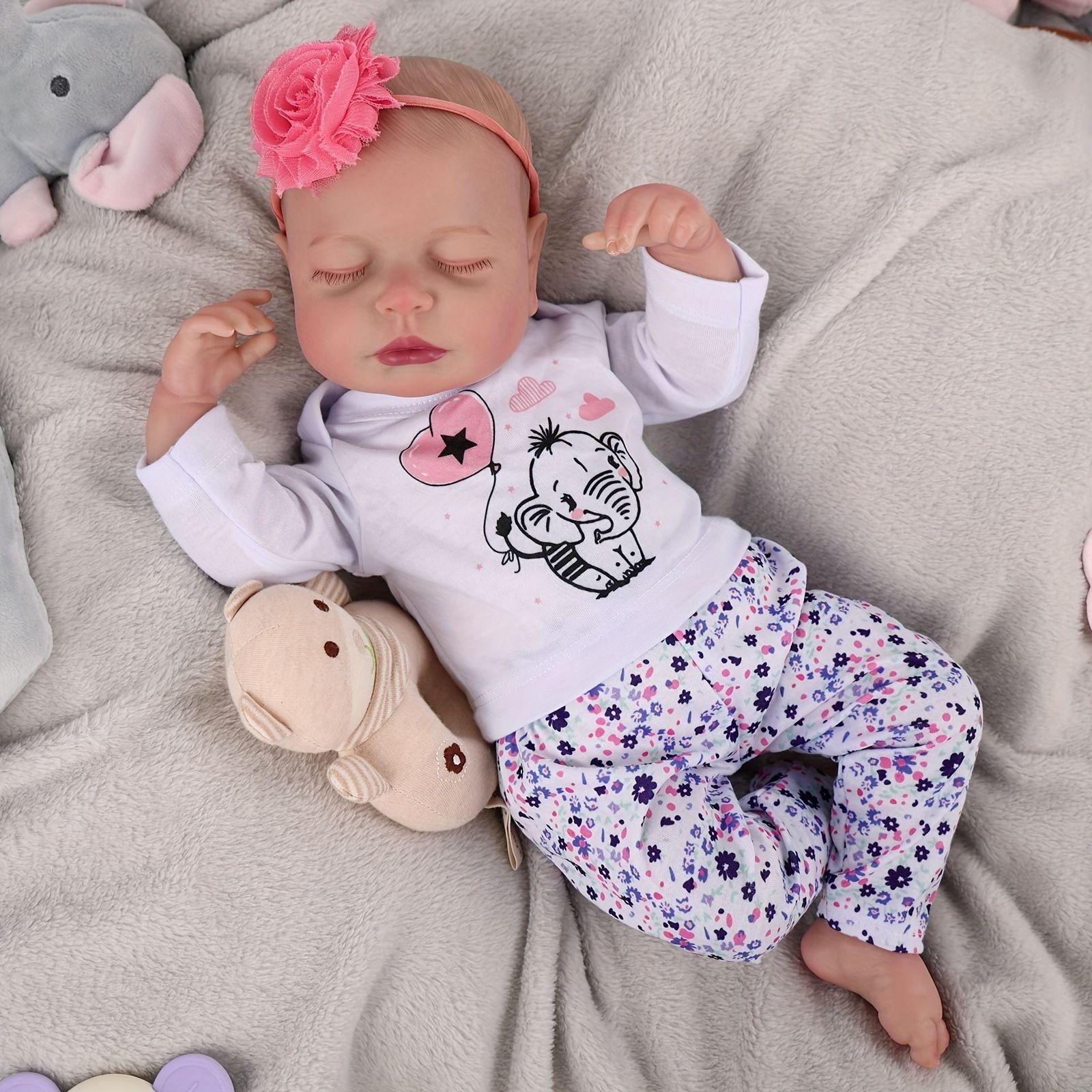 Bebé Resborn Recién Nacida Realista De Silicona 45cm-6
