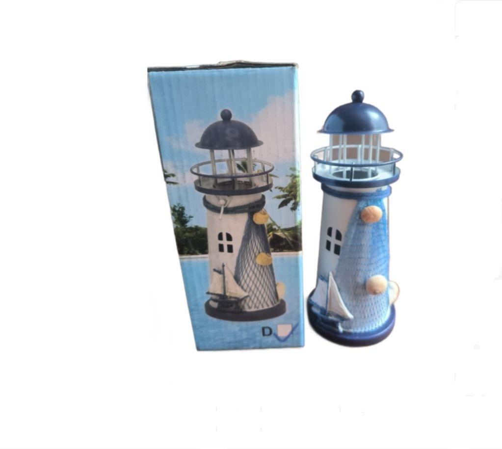 Set De 4 Lámparas De Mesa De Faro Náutico.-5