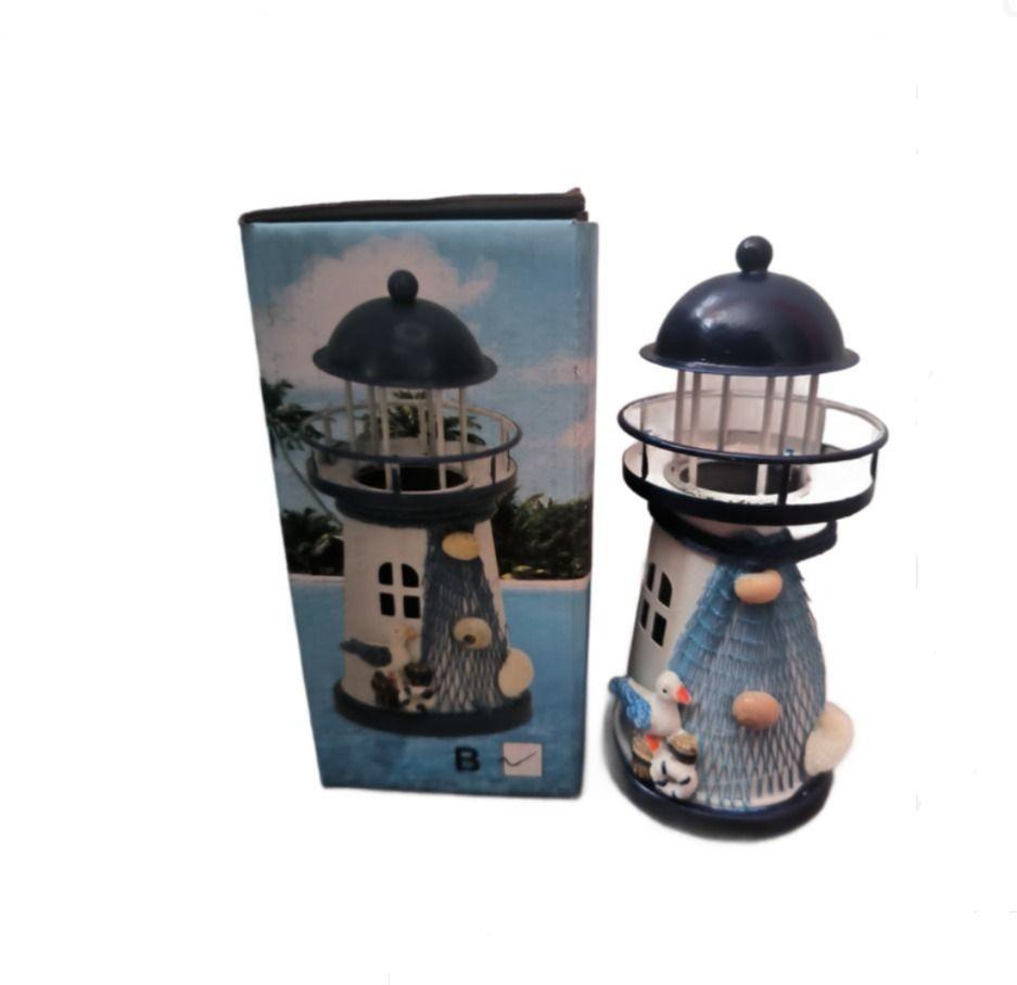Set De 4 Lámparas De Mesa De Faro Náutico.-6