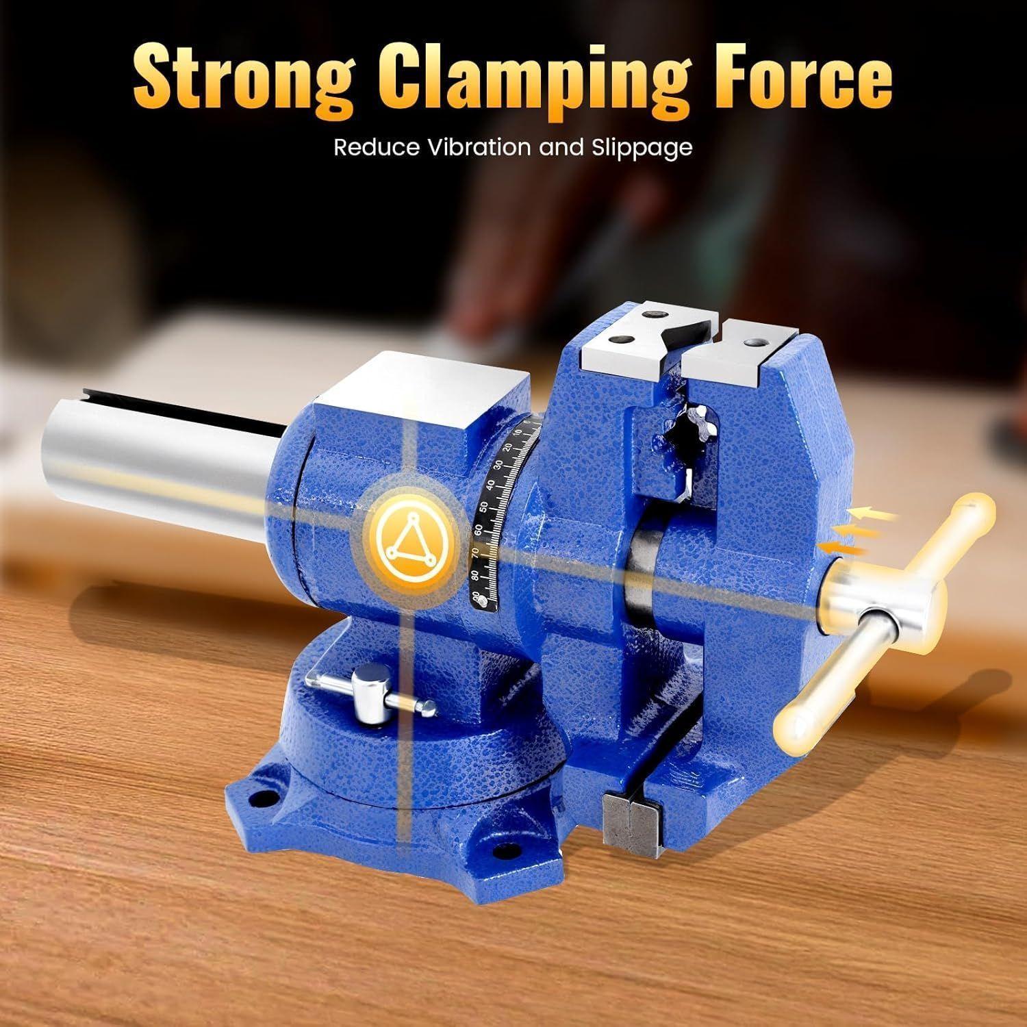 Tornillo De Banco Mecánico 4 ''giratorio 360° Agarre Redondo Agregar a favoritos $ 134.990-7