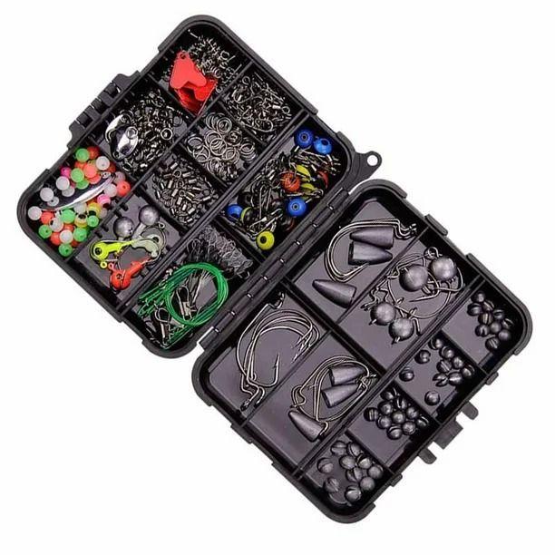  Kit De Accesorios De 257 Piezas De Anzuelos Pesca Señuelo Caja-2