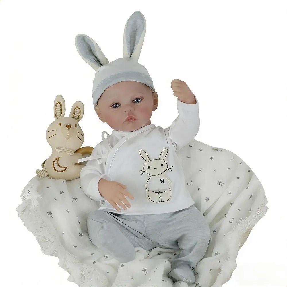 Muñeco Reborn De 48 Cm Vinilo Silicona Hombre-6