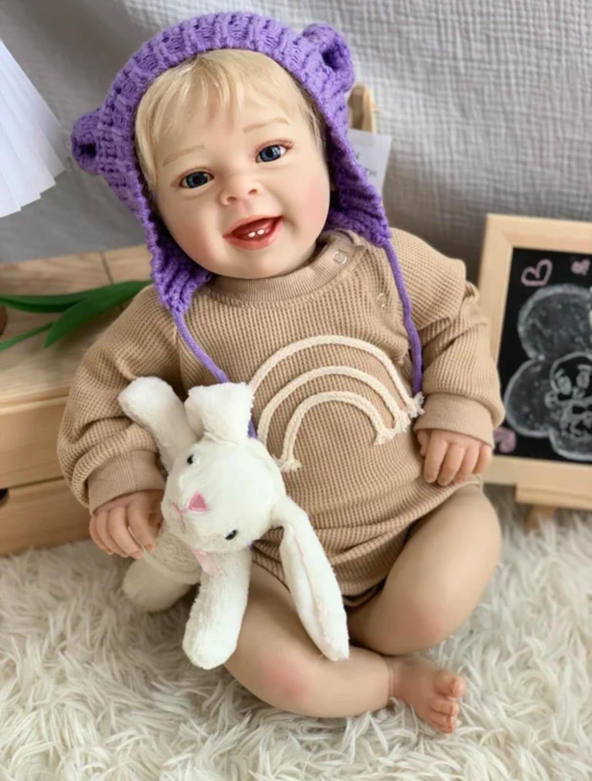 Muñeca Reborn Rubia 60 cm -2