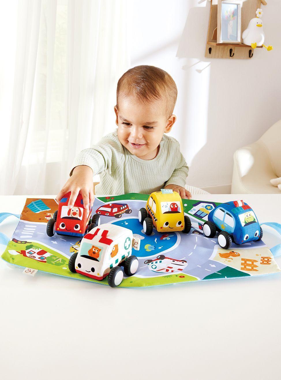 Set de coches de peluche-1