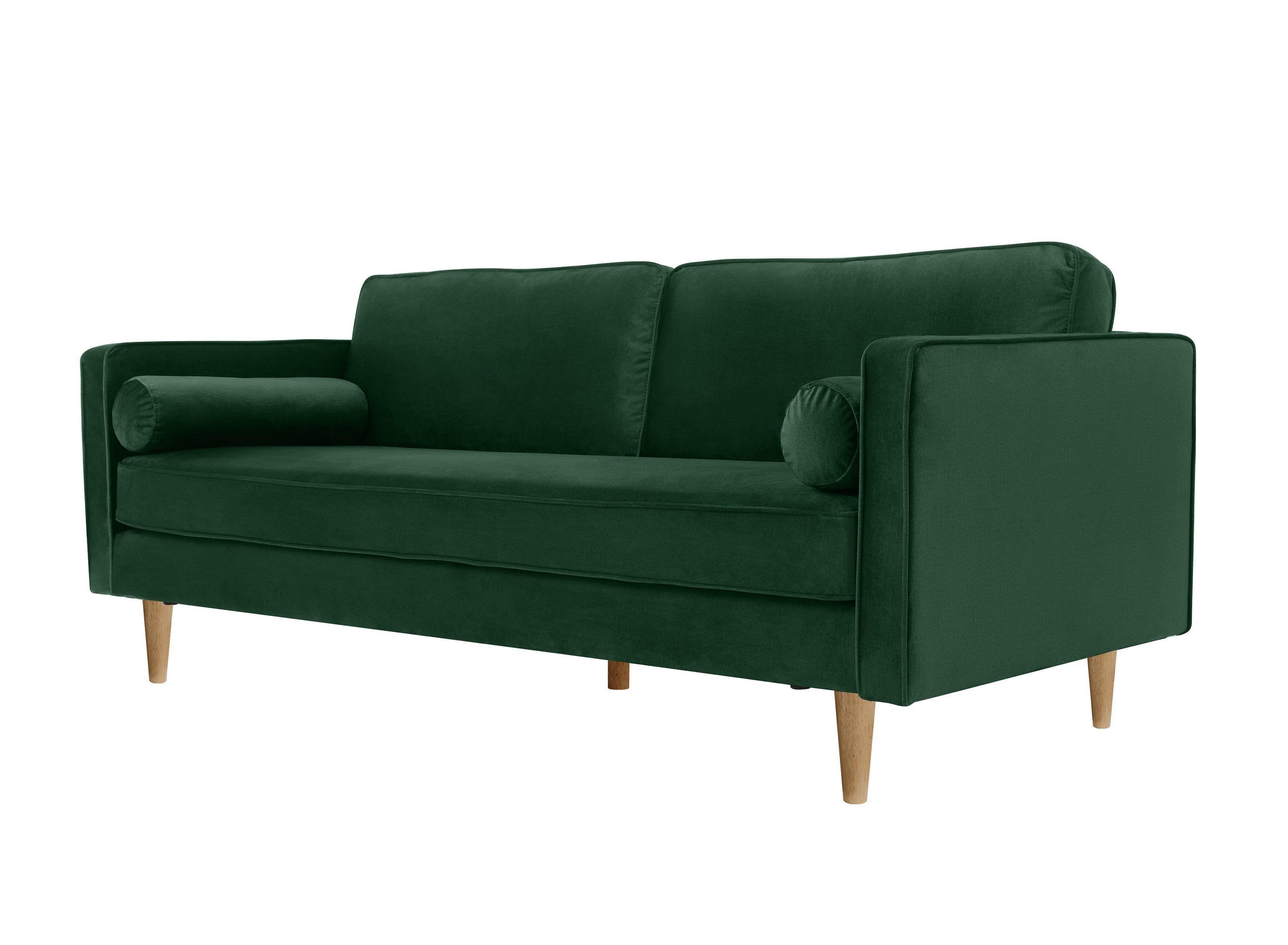 SOFA POLO VELVET 3CP VERDE BOTELLA-2
