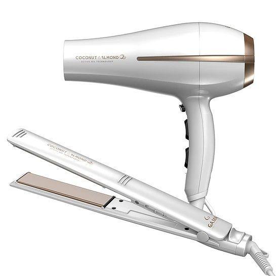 Kit Secador Y Plancha Professional 4D Coconut Almond Therapy Gama 230C - 2200W-6